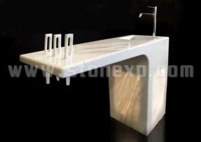 特殊石材造型之衛浴