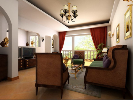 11萬打造310平聯(lián)排別墅 濃郁異域風(fēng)情