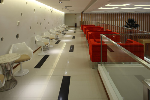 現代時尚演繹-東方豪苑泊案會所竣工照片