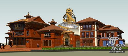 上海世博會尼泊爾館奠基(組圖)