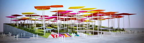 墨西哥館日間效果圖