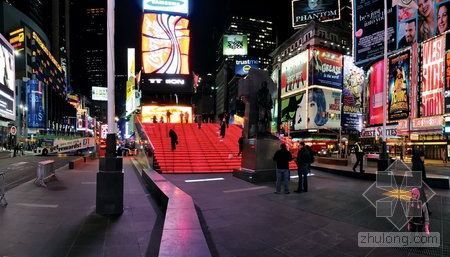 TKTS售票亭 重建的杜菲神父廣場 TKTS售票亭 重建的杜菲神父廣場