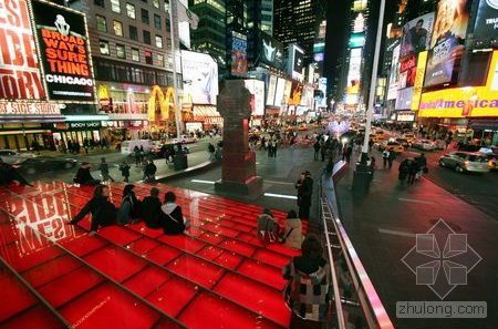 TKTS售票亭 重建的杜菲神父廣場 TKTS售票亭 重建的杜菲神父廣場