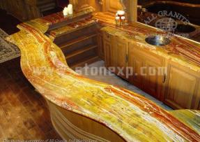 廚房臺(tái)面板的藝術(shù)流線造型