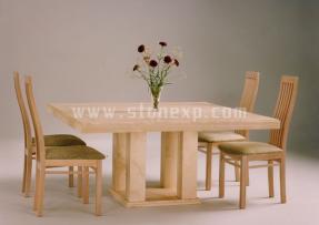 簡約石材餐桌欣賞