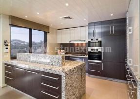 灰色調(diào)的整體廚房欣賞