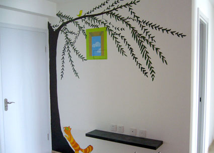 精美手繪墻 讓家和春意一起蘇醒