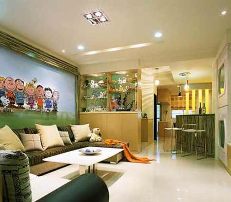 80后小夫妻的兩房一廳創意設計