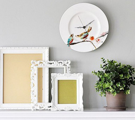 絕妙創意 在餐盤上看時間