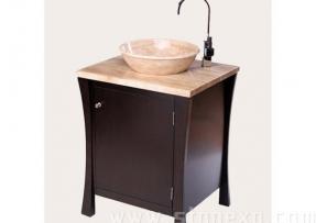 石材與木材結(jié)合的衛(wèi)浴柜