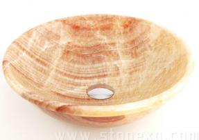 橙玉石精心打造衛浴盆