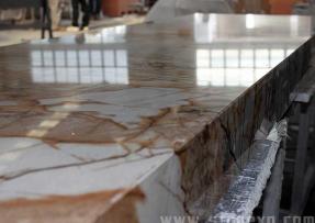 特色石材金枝玉葉吧臺板