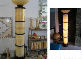 透光玉石圓柱欣賞