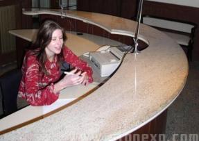 弧形吧臺石材臺面板