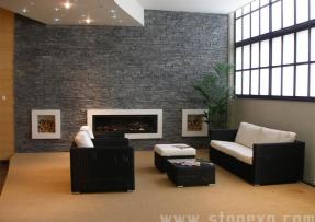 天然石材壁爐欣賞