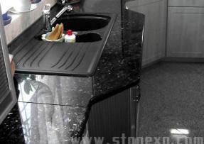 天然石材打造別致臺面板