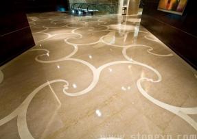 地面水刀拼花工藝欣賞