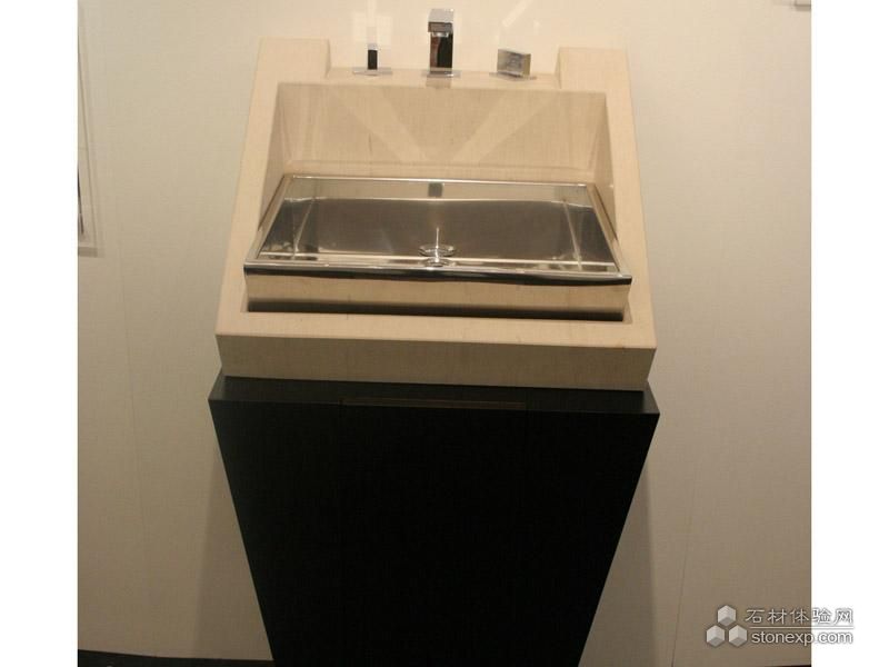 石材衛浴產品之洗臉盆