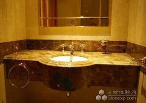 天然石材洗臉池