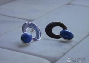 石材精致產品之耳環
