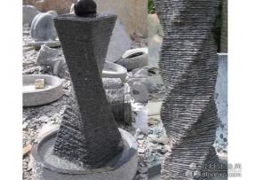 拉絲面扭紋柱欣賞