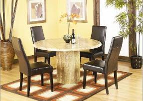 體驗精致生活 天然石材餐桌