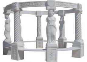 經久耐看的石雕涼亭