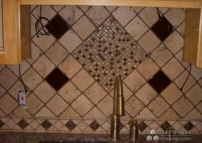 廚房石材瓷磚墻面運用