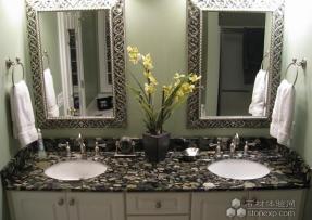 浴室特色石材臺面板