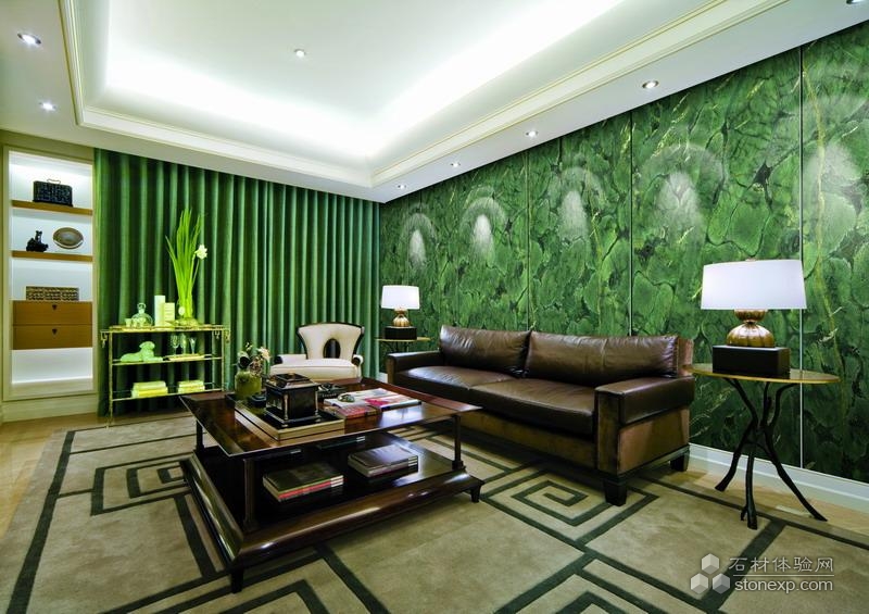 特色石材碧桂園應用墻面欣賞