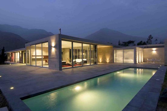 Swiming Pool Design Stone House On The Andes in Peru by Juan Carlos Doblado