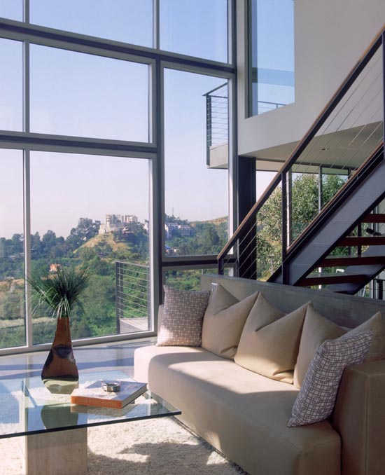 Living Room Design The Leonard Residence by Ehrlich Architects