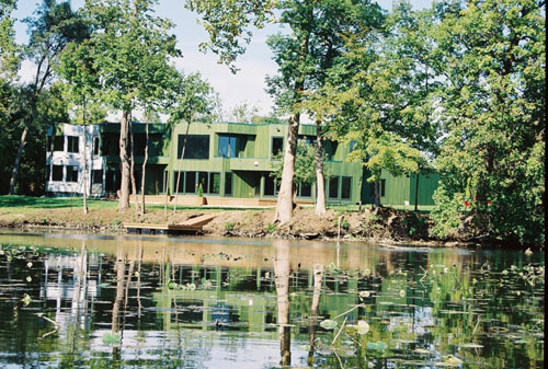 Swan House Contemporary Waterfront Home