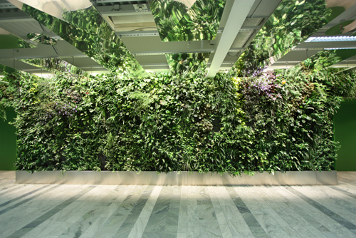 vertical garden design by Michael Hellgren