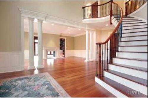 luxury authentic french country foyer design