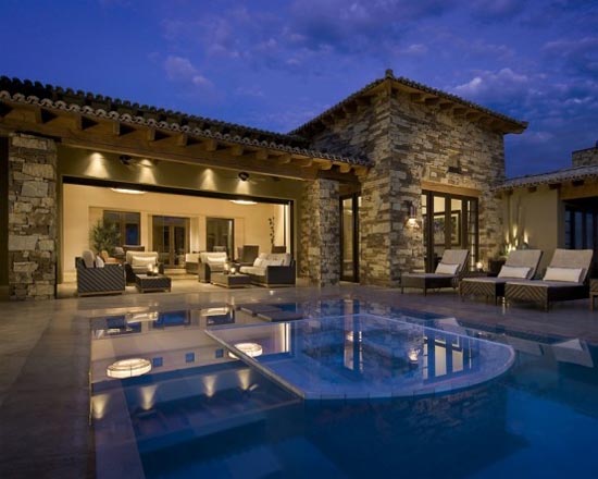 Rear Exterior Luxury Traditional Spanish by Ownby Rear Exterior Luxury Traditional Spanish by Ownby
