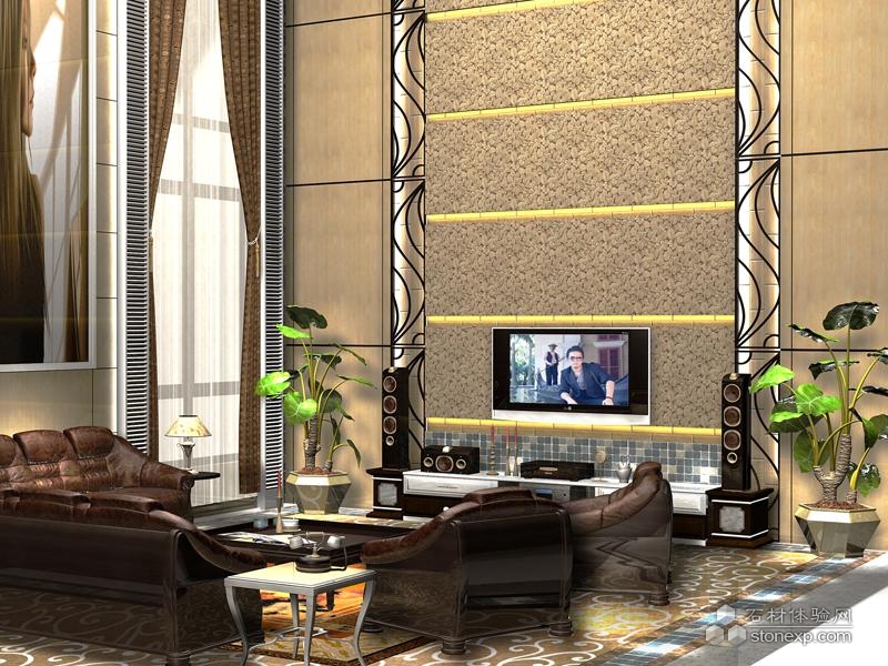 別墅客廳效果圖