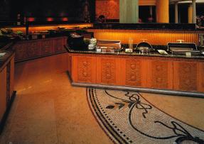 北京昆侖飯店的馬賽克地面