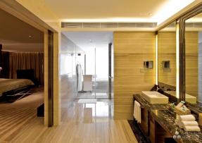 木紋石材墻面和地面