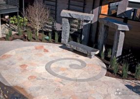 天然石材拼成的異樣風(fēng)情