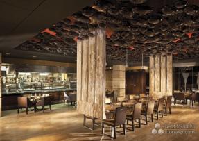 天然石材應用：石灰石柱面