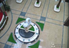 展館地面石材應用