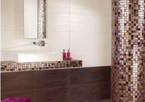 馬賽克拼成的柱面