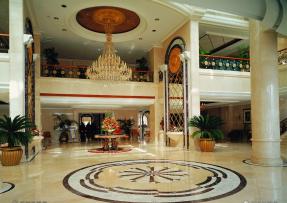 酒店大廳設計 石材地面應用