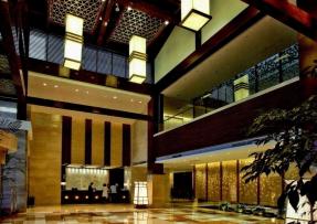 酒店前臺 石材地面應用