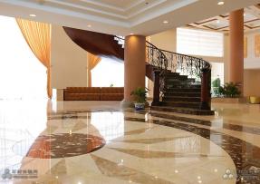 展會大堂 地面石材拼花