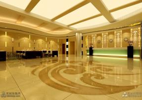 酒店前臺地面設計 設計效果圖