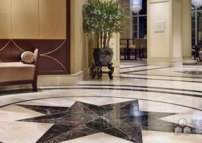 餐廳走廊 石材地面拼花