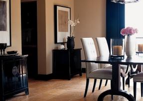 異國情調 餐廳地面石材應用