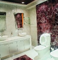 紫羅紅應用于衛生間